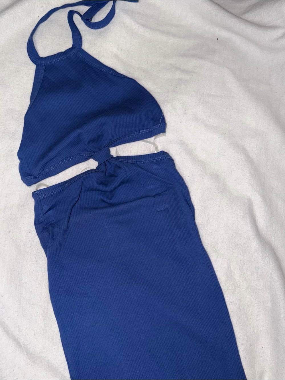 blue summer dress